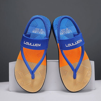 EVA Lightweight Thick-Sole Beach Slippers for Casual & Sports(royal blue-45) V1132-NSRZT4-ROYAL BLUE-45