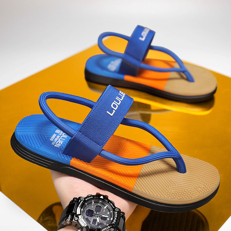 EVA Lightweight Thick-Sole Beach Slippers for Casual & Sports(royal blue-45) V1132-NSRZT4-ROYAL BLUE-45