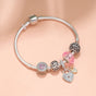 Rose Gold Petal Zircon Bracelet(18cm) V1132-NSSL12-18