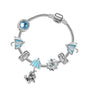 Anime Character Colorful Umbrella Alloy Charm Bracelet with Rhinestones(20cm) V1132-NSSL24-20