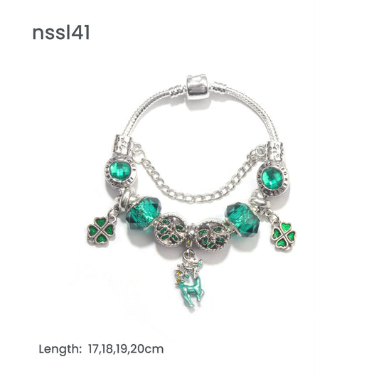 Charm Bracelets Mix & Match Offer - 10 Styles with Cartoon, Vintage Elements, Buy 3 for Better Price(triple) V1132-NSSL50-TRIPLE