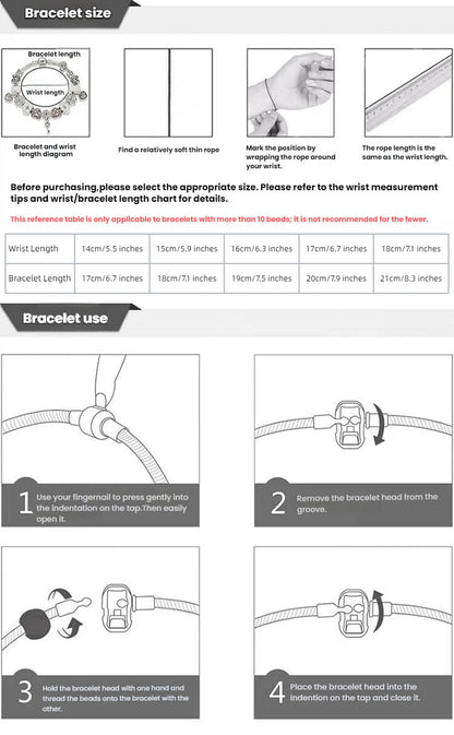 Classic Rhinestone-Inlaid Glass Bead Dreamcatcher Bracelet(pink-16cm) V1132-NSSL57-PINK-16