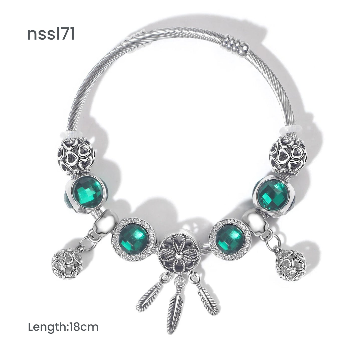 Charm Bracelets Mix & Match Offer: 10 Styles in Light Luxury/Retro/Ethnic, Discount on 2(double) V1132-NSSL72-DOUBLE