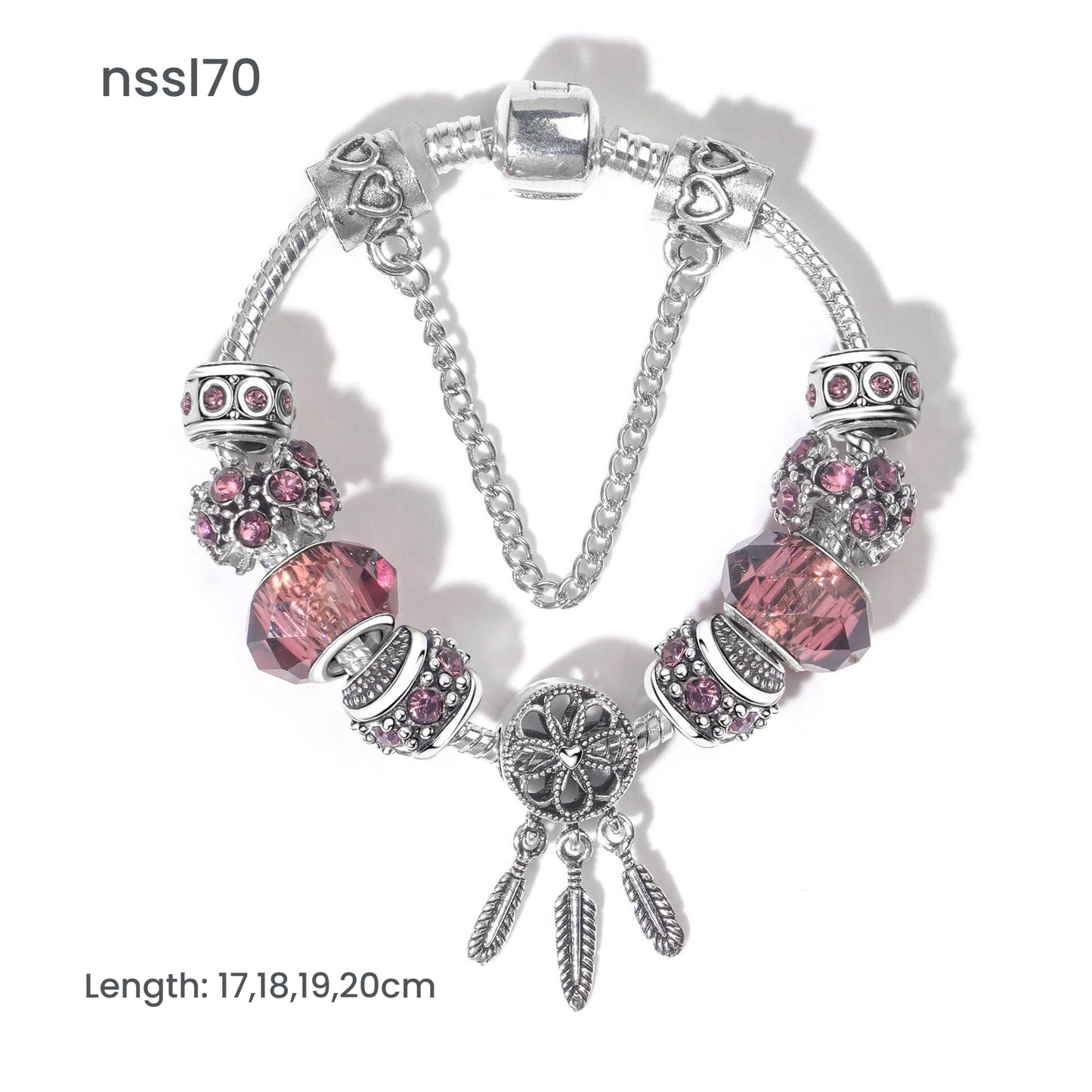 Charm Bracelets Mix & Match Offer: 10 Styles in Light Luxury/Retro/Ethnic, Discount on 2(double) V1132-NSSL72-DOUBLE