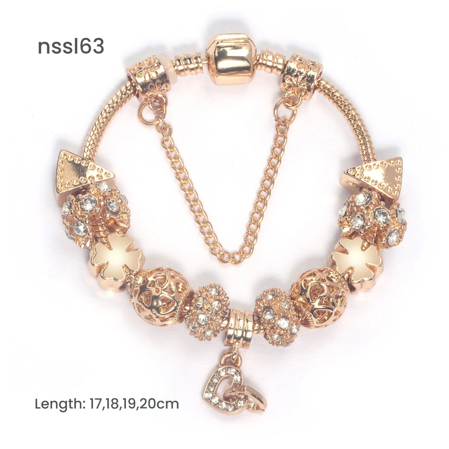Charm Bracelets Mix & Match Offer: 10 Styles in Light Luxury/Retro/Ethnic, Discount on 2(double) V1132-NSSL72-DOUBLE