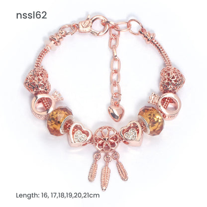 Charm Bracelets Mix & Match Offer: 10 Styles in Light Luxury/Retro/Ethnic, Discount on 2(double) V1132-NSSL72-DOUBLE
