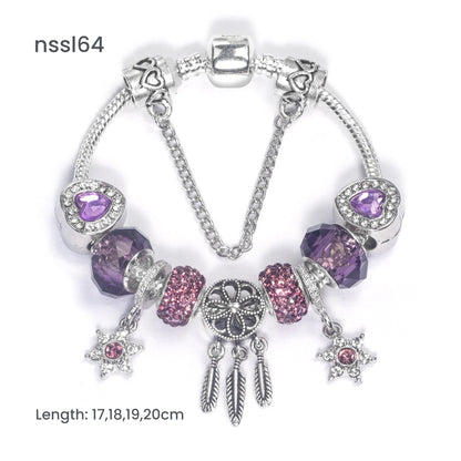 Charm Bracelets Mix & Match Offer: 10 Styles in Light Luxury/Retro/Ethnic, Discount on 2(double) V1132-NSSL72-DOUBLE