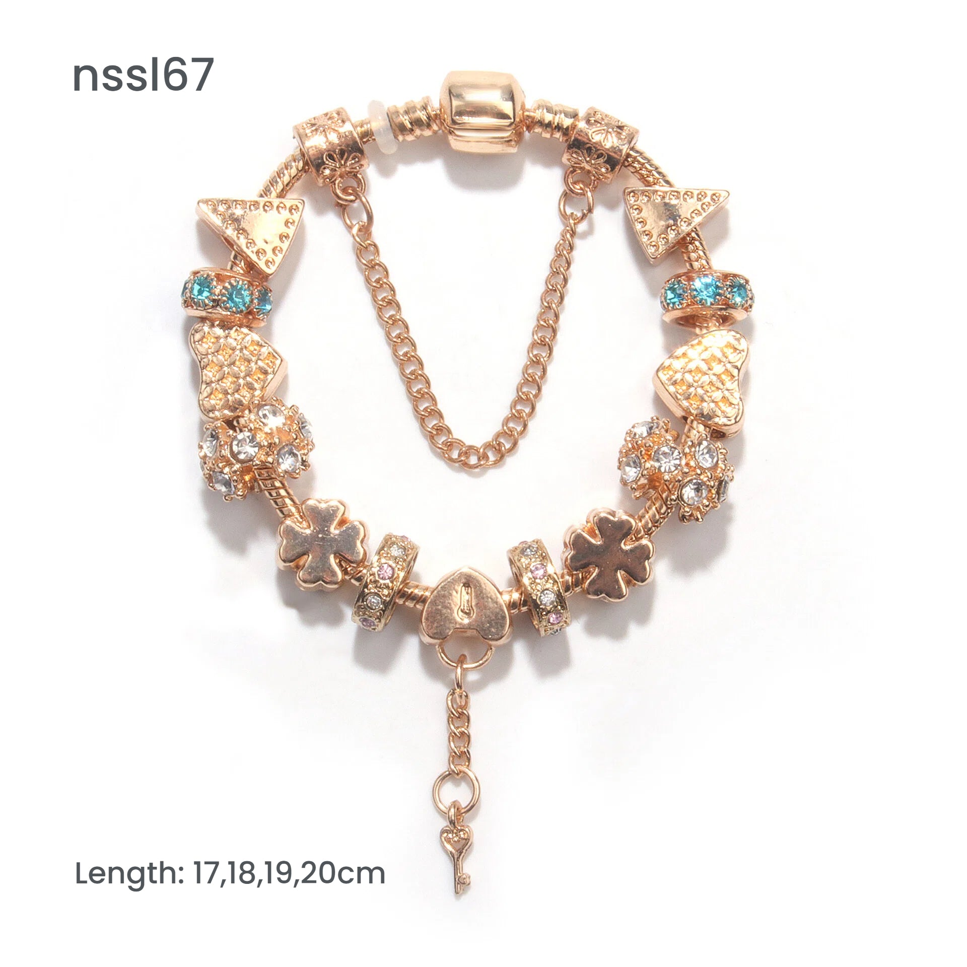 Charm Bracelets Mix & Match Offer: 10 Styles in Light Luxury/Retro/Ethnic, Discount on 2(double) V1132-NSSL72-DOUBLE