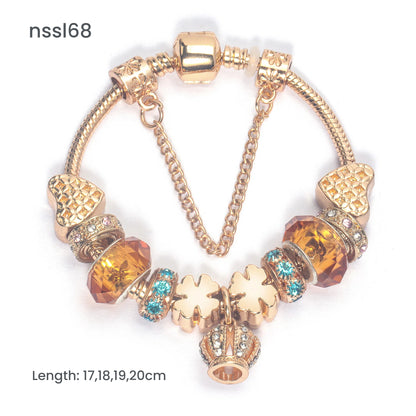Charm Bracelets Mix & Match Offer: 10 Styles in Light Luxury/Retro/Ethnic, Discount on 3(triple) V1132-NSSL72-TRIPLE