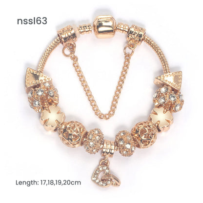 Charm Bracelets Mix & Match Offer: 10 Styles in Light Luxury/Retro/Ethnic, Discount on 3(triple) V1132-NSSL72-TRIPLE