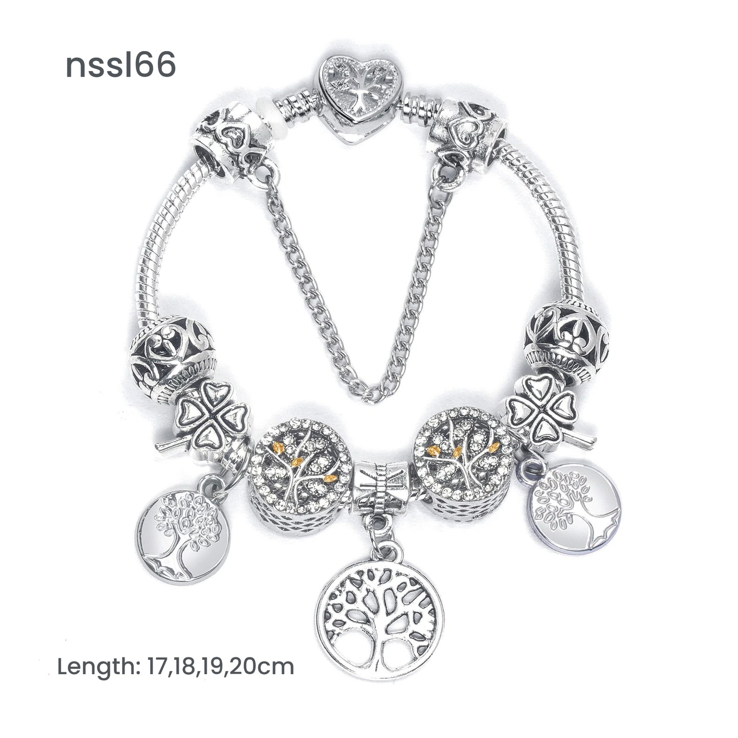 Charm Bracelets Mix & Match Offer: 10 Styles in Light Luxury/Retro/Ethnic, Discount on 3(triple) V1132-NSSL72-TRIPLE