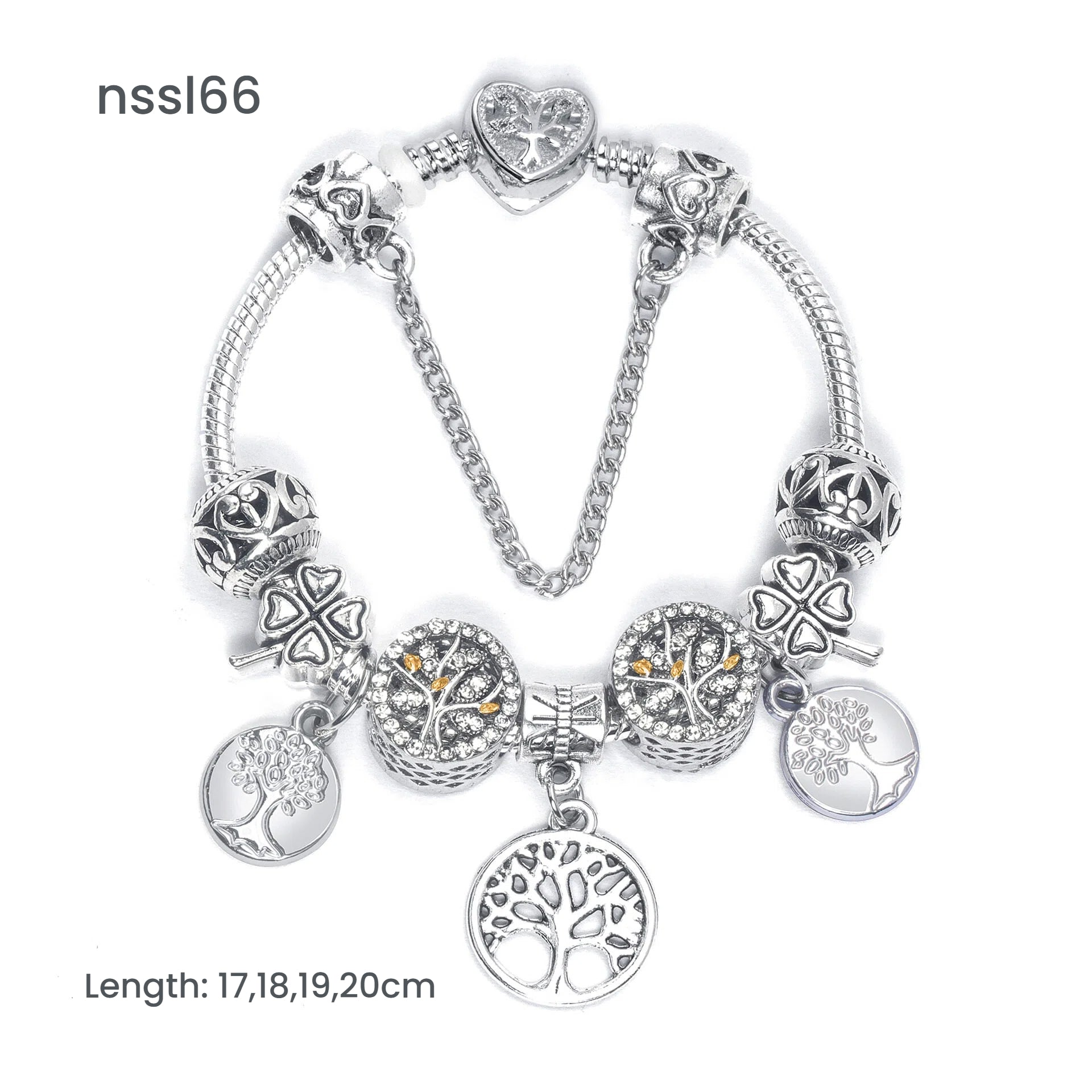 Charm Bracelets Mix & Match Offer: 10 Styles in Light Luxury/Retro/Ethnic, Discount on 3(triple) V1132-NSSL72-TRIPLE