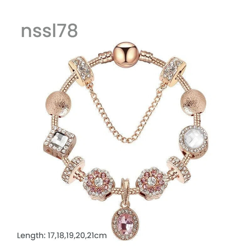 Charm Bracelets Mix & Match Offer - 11 Styles, Luxury & Vintage, Discount on 2(double) V1132-NSSL84-DOUBLE
