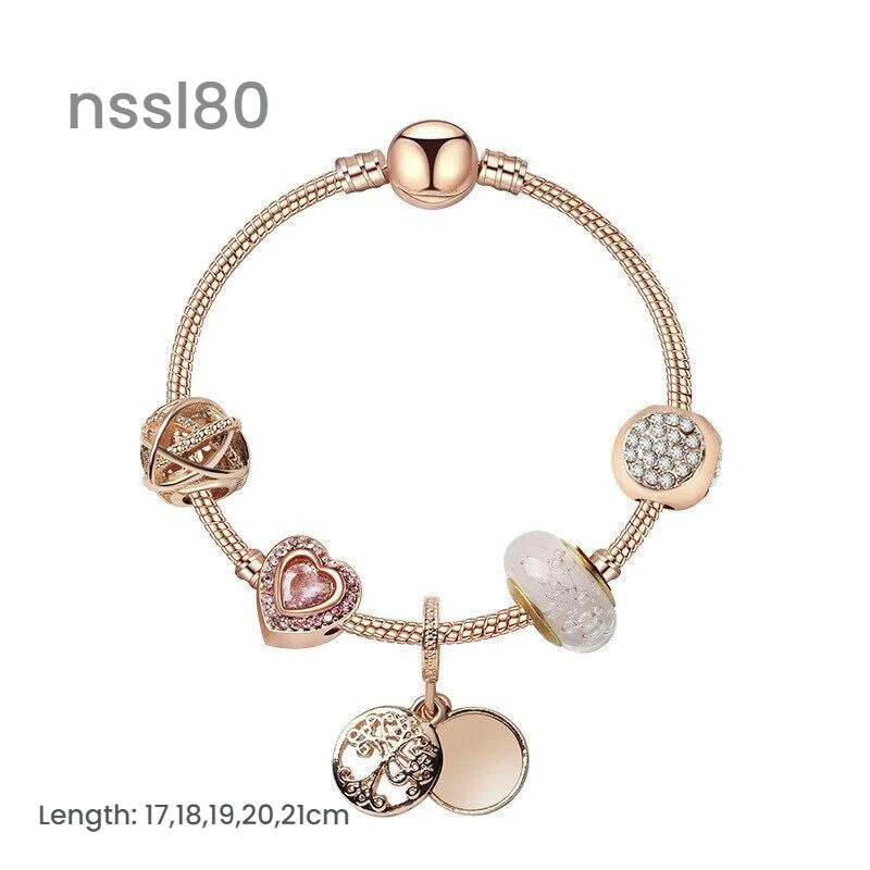 Charm Bracelets Mix & Match Offer - 11 Styles, Luxury & Vintage, Discount on 2(double) V1132-NSSL84-DOUBLE