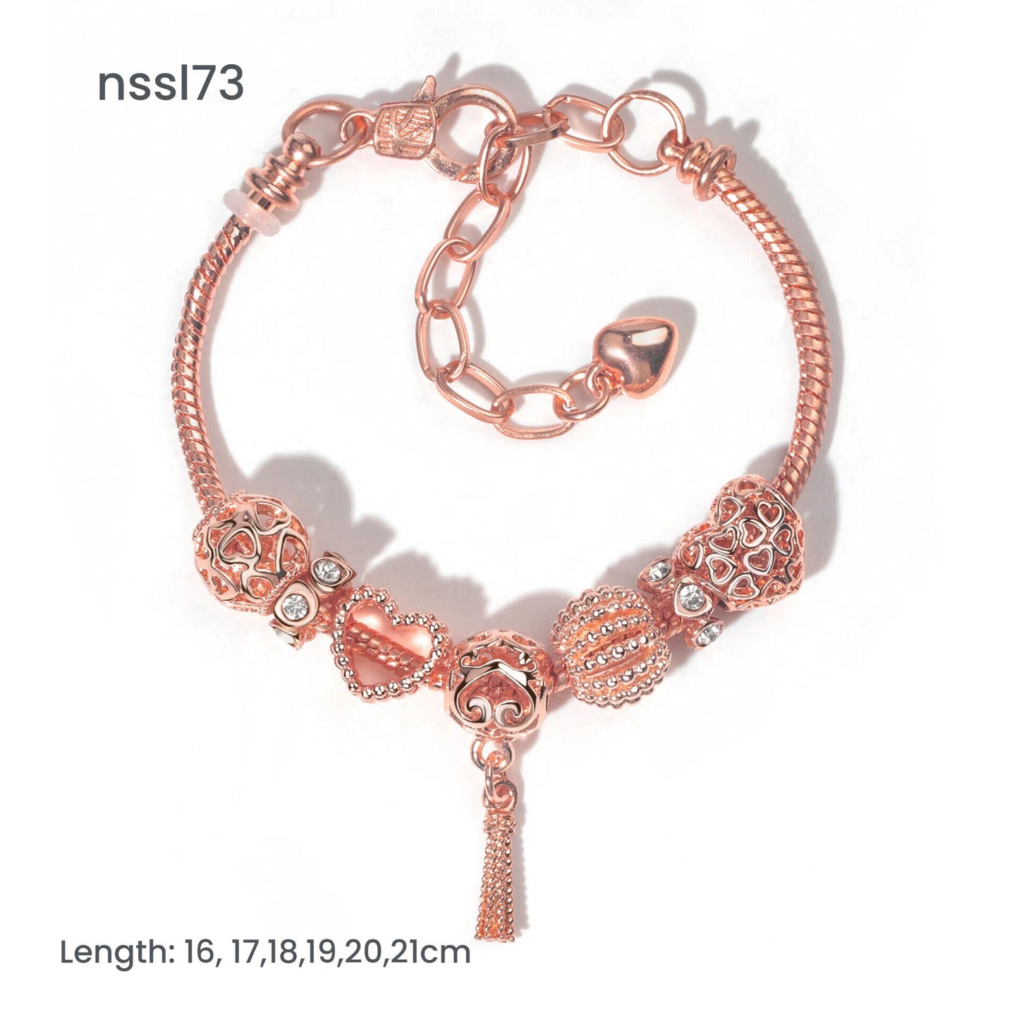 Charm Bracelets Mix & Match Offer - 11 Styles, Luxury & Vintage, Discount on 2(double) V1132-NSSL84-DOUBLE