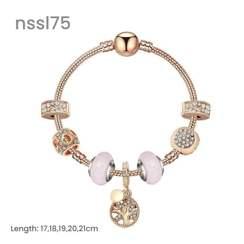Charm Bracelets Mix & Match Offer - 11 Styles, Luxury & Vintage, Discount on 2(double) V1132-NSSL84-DOUBLE
