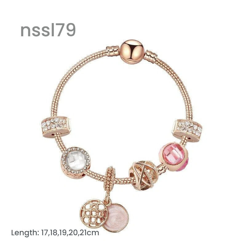 Charm Bracelets Mix & Match Offer - 11 Styles, Luxury & Vintage, Discount on 3(triple) V1132-NSSL84-TRIPLE