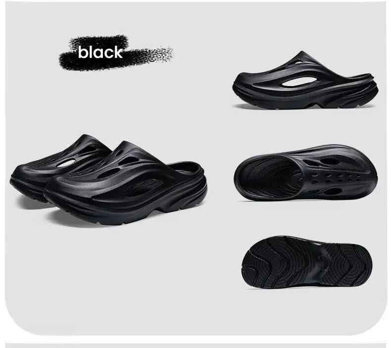 Men's Summer EVA Crocs with 3 Color Options - Breathable, Non-Slip, Comfortable Beach & Casual V1132-NSTTX2-43.5-44