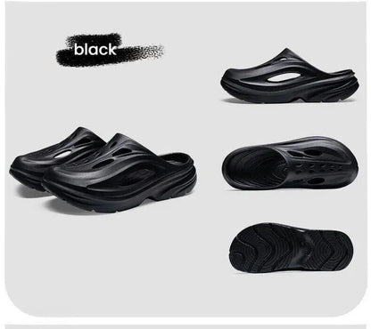 Men's Summer EVA Crocs with 3 Color Options - Breathable, Non-Slip, Comfortable Beach & Casual V1132-NSTTX2-43.5-44