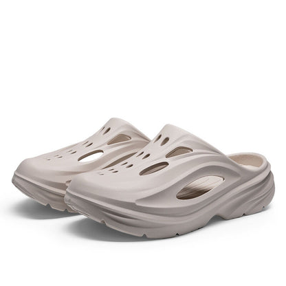 Men's Summer EVA Crocs with 3 Color Options - Breathable, Non-Slip, Comfortable Beach & Casual V1132-NSTTX2-43.5-44