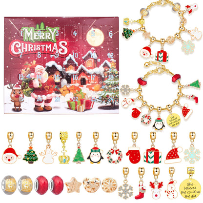 Christmas DIY Jewelry & Craft Advent Calendar(M-17H,20*17*1.1) V1132-SDLW1-M-17H