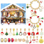 Christmas DIY Jewelry & Craft Advent Calendar(M-17L,20*17*1.1) V1132-SDLW1-M-17L