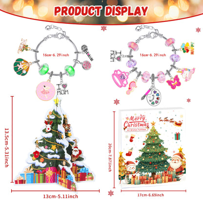 Christmas DIY Jewelry & Craft Advent Calendar(M-29,20*17*1.3cm) V1132-SDLW1-M-29