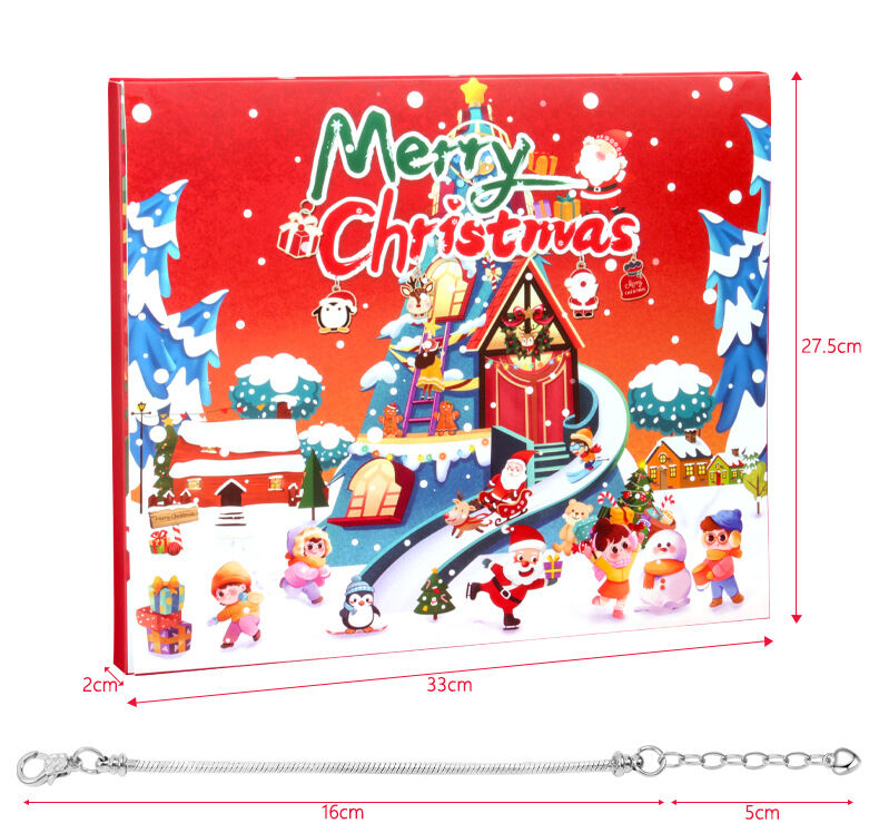 Christmas DIY Jewelry & Craft Advent Calendar(-planes-3D-Puzzle,33*27.5*2cm) V1132-SDLW1-PLANES-3D-PUZZLE