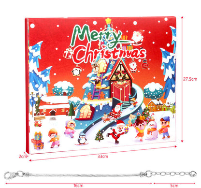 Christmas DIY Jewelry & Craft Advent Calendar(-planes-3D-Puzzle,33*27.5*2cm) V1132-SDLW1-PLANES-3D-PUZZLE