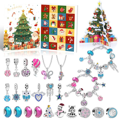 Christmas DIY Jewelry & Craft Advent Calendar(YD-01,20*17*1.3cm) V1132-SDLW1-YD-01