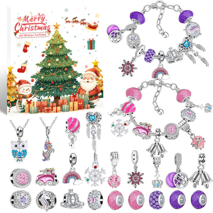 Christmas DIY Jewelry & Craft Advent Calendar(YD-06,20*17*1.3cm) V1132-SDLW1-YD-06