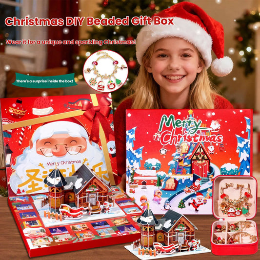 Christmas DIY Jewelry & Craft Advent Calendar( YD-08,20*17*1.3cm) V1132-SDLW1-YD-08