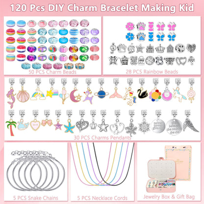 Christmas DIY Jewelry & Craft Advent Calendar(YD-120pcs,16*11*5) V1132-SDLW1-YD-120PCS