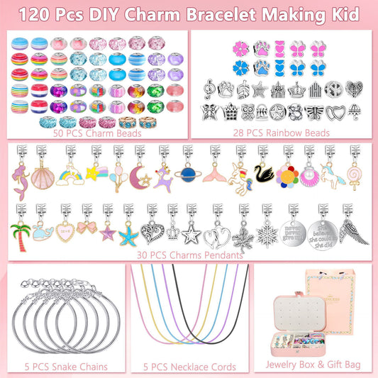 Christmas DIY Jewelry & Craft Advent Calendar(YD-120pcs,16*11*5) V1132-SDLW1-YD-120PCS