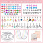 Christmas DIY Jewelry & Craft Advent Calendar(YD-120pcs,16*11*5) V1132-SDLW1-YD-120PCS
