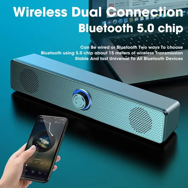 NNEOBA PC Soundbar Wired Speaker V1142-1005006415439400-C