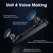 NNEOBA PC Soundbar Wired Speaker V1142-1005006415439400-C