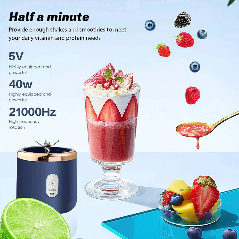 Portable Electric Fruit Juice Blender V1142-1005006814810598-D