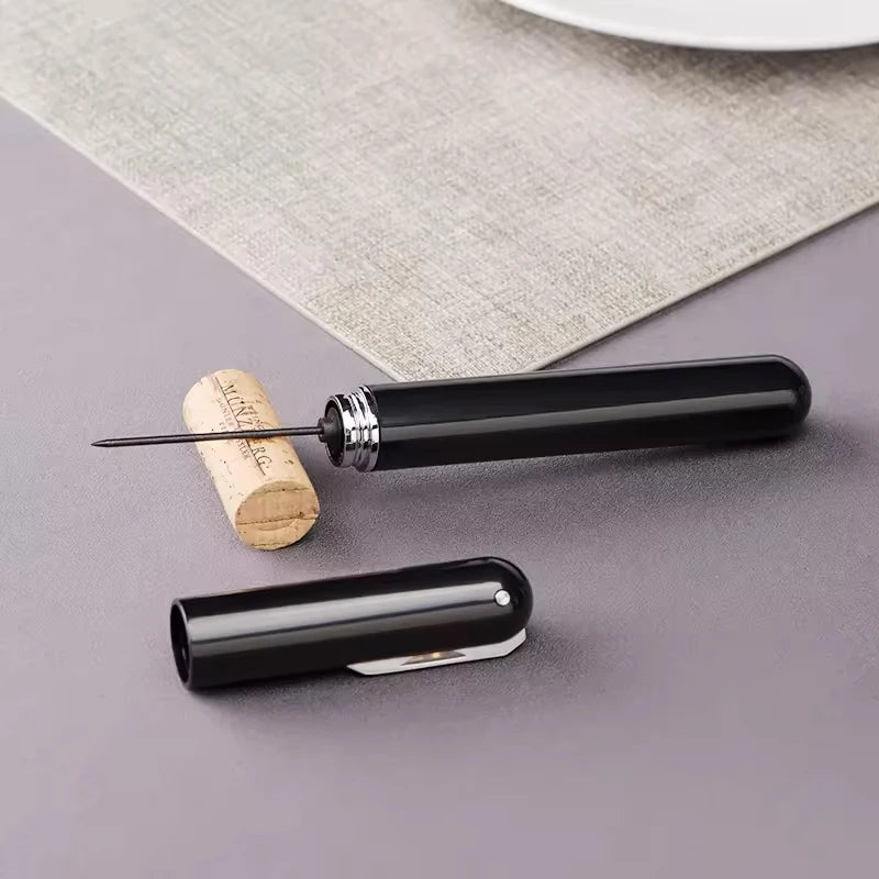 NNEOBA Portable 2-in-1 Air Pressure Corkscrew and Foil Cutter V1142-1005006995927615-5