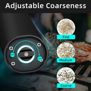 NNEOBA Electric Automatic Pepper and Salt Grinder with LED Light(1pc) V1142-1005007014379441-4