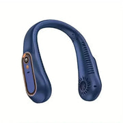 NNEOBA Neck Bladeless Fan Mini Portable-Blue V1142-1005007262367655-2