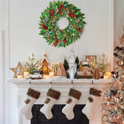 Pre-Lit Christmas Wreath With Led Lights V1142-LP000404