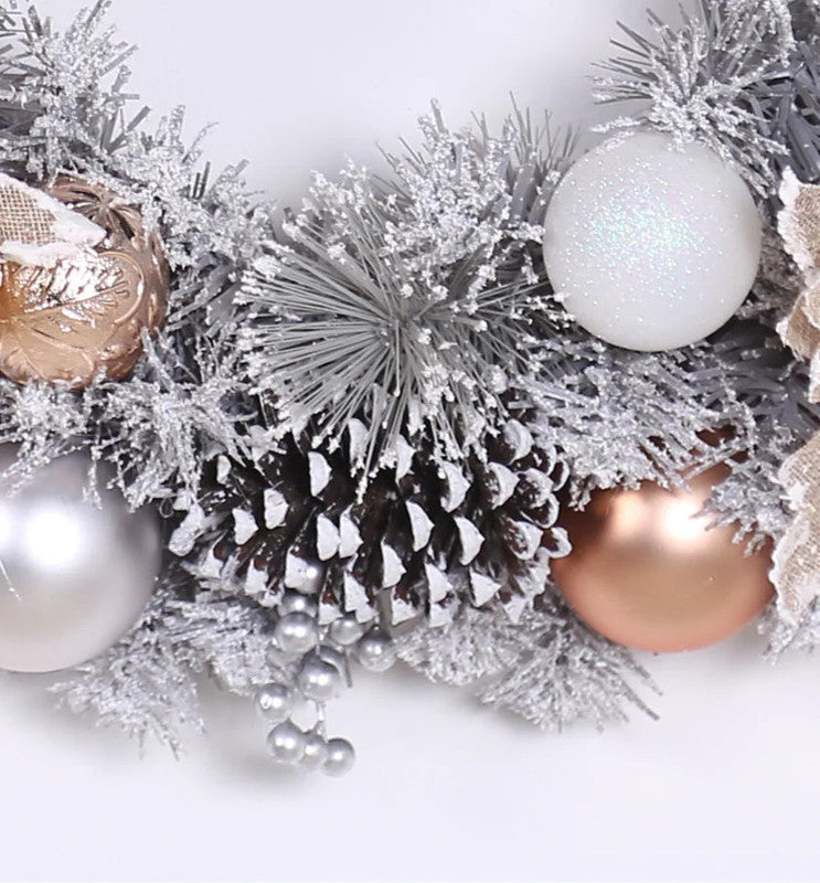 Pine Cone Christmas Wreath Home Decoration V1142-LP000746