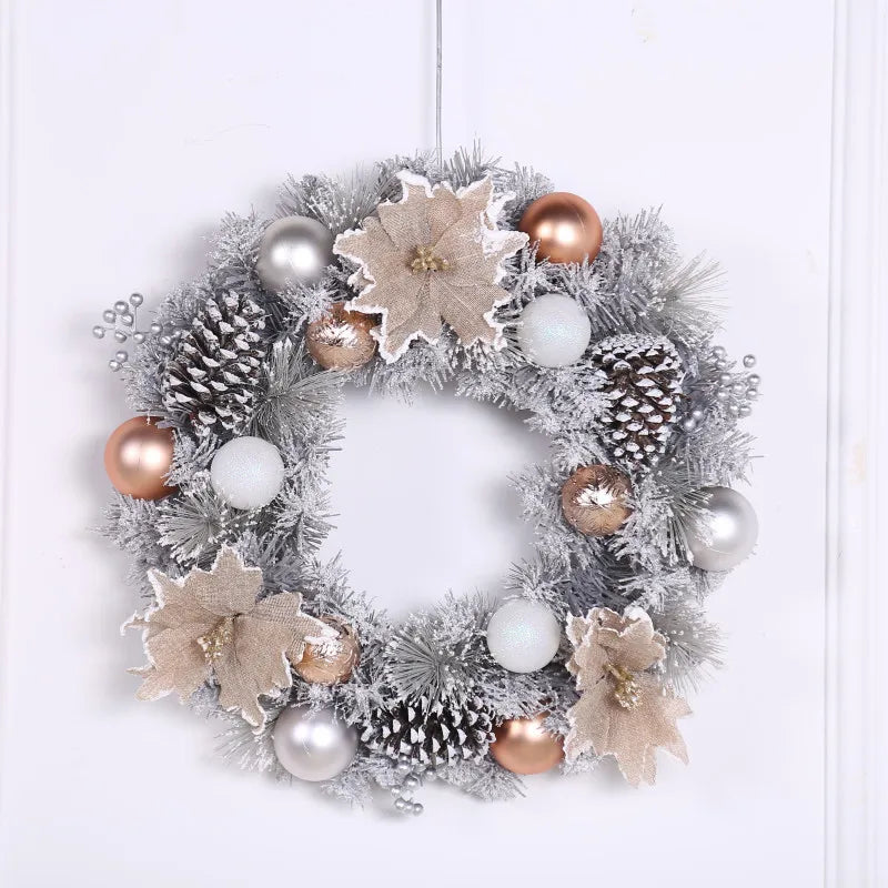 Pine Cone Christmas Wreath Home Decoration V1142-LP000746
