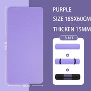 Thickened Anti-Slip Yoga Mat Exercise Pilates Foam Mat V1142-LP000843