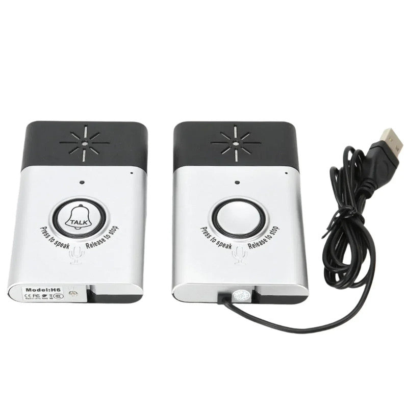 2-Way Voice Intercom Wireless Doorbell System V1142-LP1005005034966253