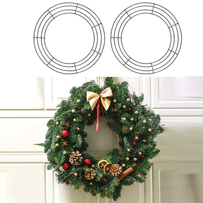 Metal Wreath Round Iron Ring For Christmas V1142-LP1005005037927665