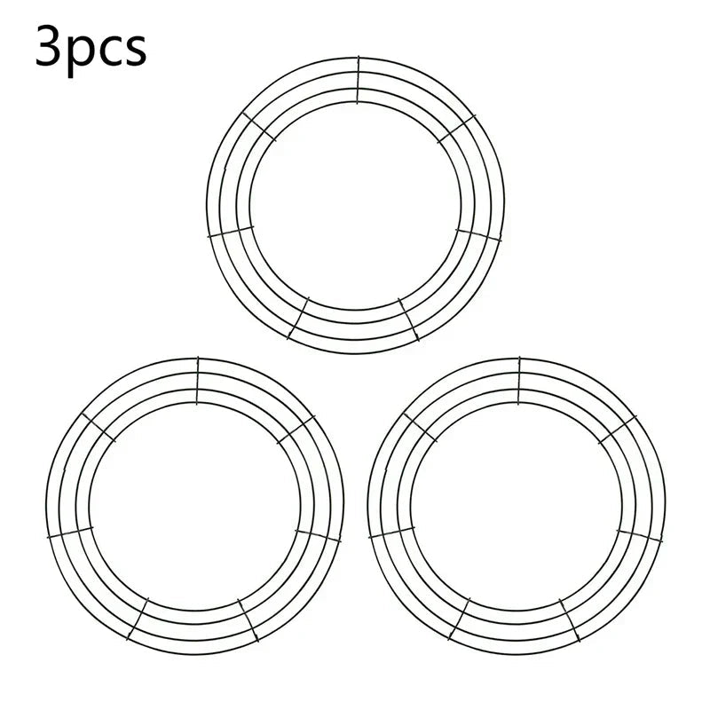 Metal Wreath Round Iron Ring For Christmas V1142-LP1005005037927665