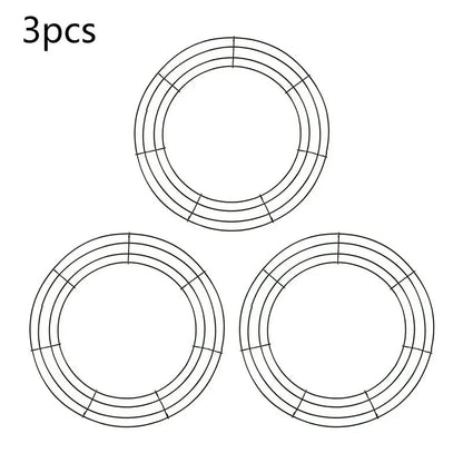 Metal Wreath Round Iron Ring For Christmas V1142-LP1005005037927665
