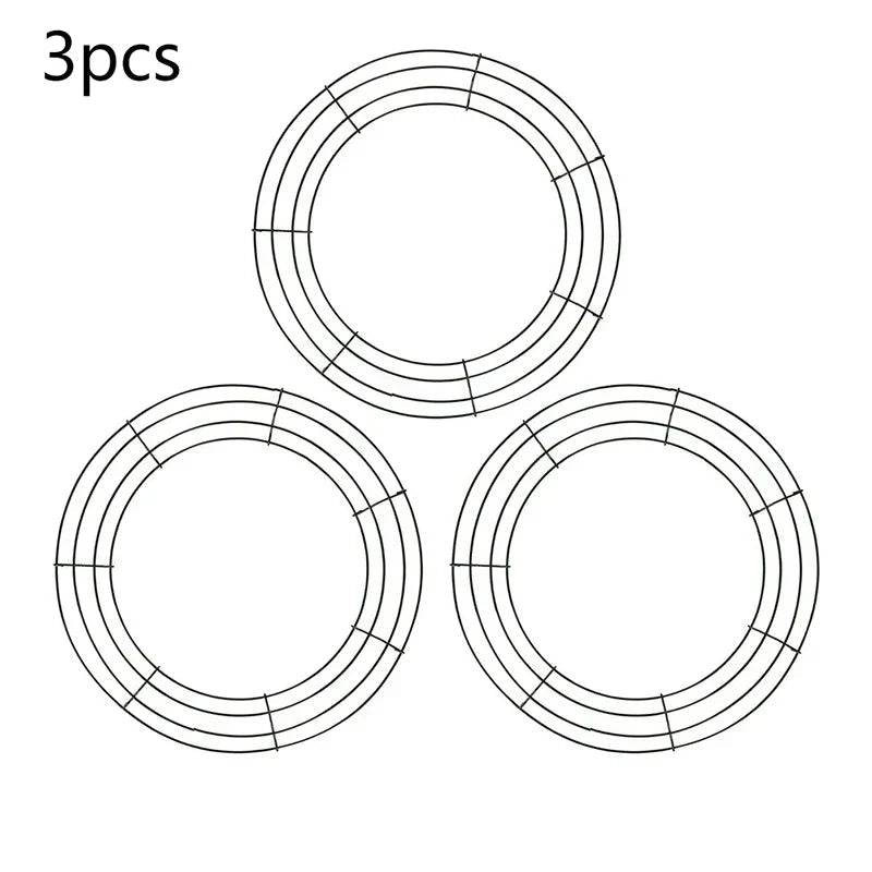 Metal Wreath Round Iron Ring For Christmas V1142-LP1005005037927665
